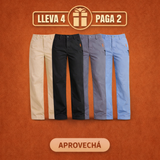 [Promo Llevá 4, Pagá 2] Pantalón Silk Fit™ en Algodón Premium, Suave y Liviano