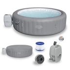 Bañera Ofuró Spa Inflable Palm Springs 1350L + Bomba Calentadora + Tapa